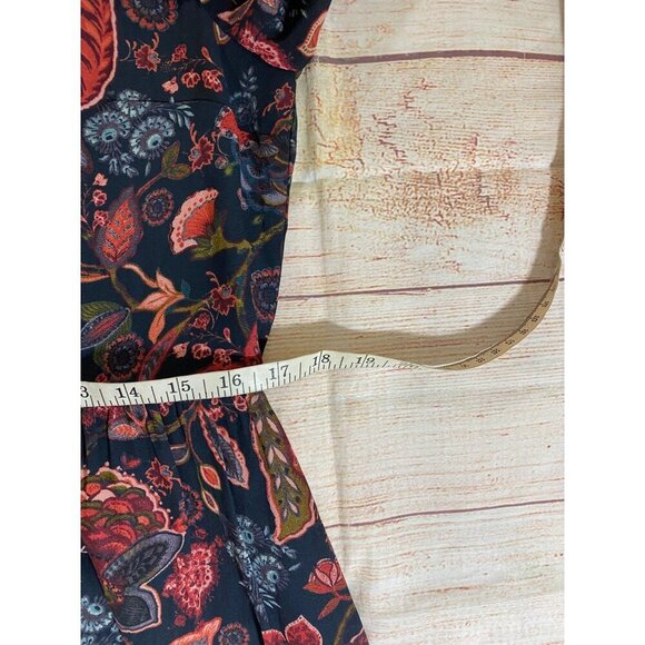 Loft Women's Long Sleeve Floral Casual Dress - 10 - Picture 10 of 15